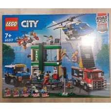 LEGO 60317 City Politieachtervolging bij de Bank (***BEDRIJFSONGEVALLETJE***)